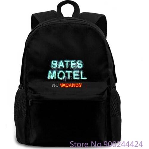 Bates Motel New Cool Print women men backpack laptop travel school adult student