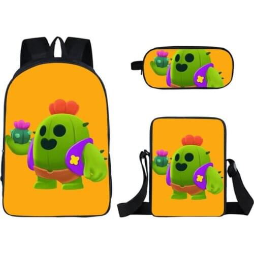 New Game Bag Backpacks Boys Girls Kids 3D Pattern Mochila Back to School Bookbags Backpacks For Fans