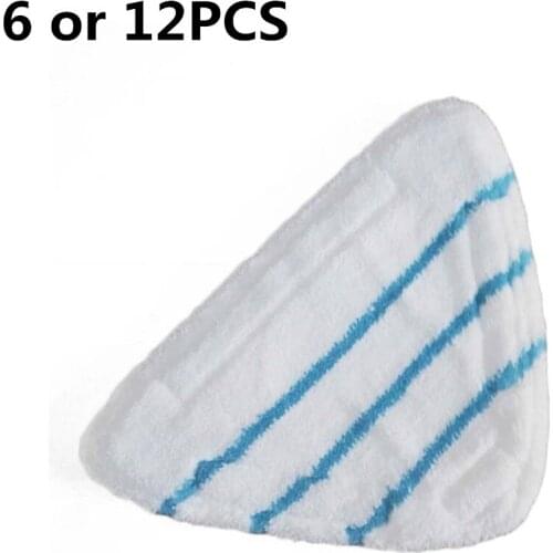 6 or 12PCS Vacuum Cleaner Replacement Mop Pads For BELDRAY MOSS VOCHE GROUNDLEVEL Steam Root Sweeper Floor Microfibre Head