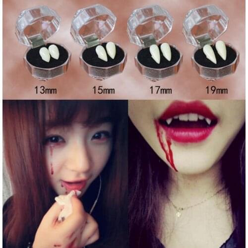 Horror Vampire fangs teeth Dentures Cosplay Vampire Zombie Devil Halloween Theater Special party Dress Costume tooth COS props