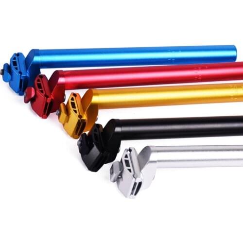 Fixed Gear Bike Seatpost 25.4*300mm Aluminum Alloy MTB Seat Tube Horizontal Bicycle Seatpost