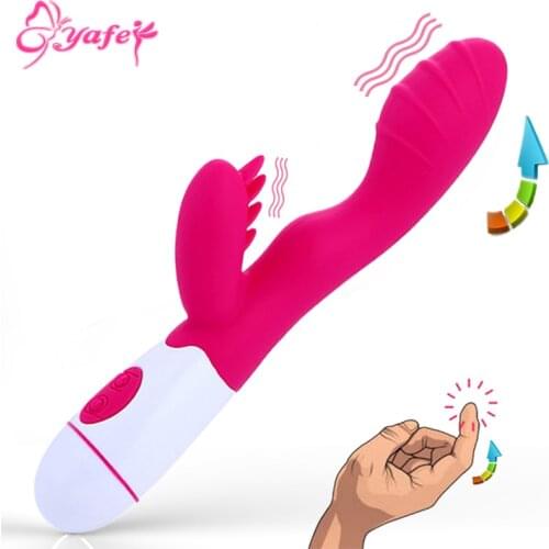 7 Speed Realistic dildo Rabbit Vibrator for Women Dual Vibration Vagina Clitoral stimulator G spot Vibrator Adult Erotic sex toy