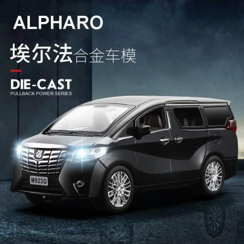 XLG 1:24 Diecast Baby Sitter Car High Simulator Alloy Metal Model Car With Door Open Sound Music Light Pull-back Vehicle