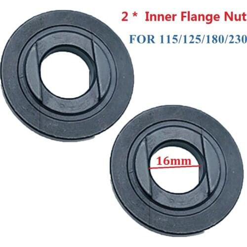 2X16mm Thread Replacement Angle Grinder Inner Flange Nut Set Tool Accessories