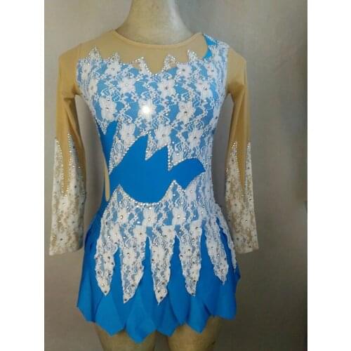 Women Ice Skating Competition Roller Rhythmic Gymnastics Dress