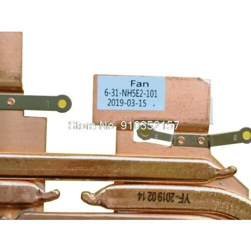 4PIN CPU GPU FAN&Heatsink For CLEVO NH50RA NH5E 6-31-NH5E2-101 6-31-NH5E2-200 EFC-70100V1-0AH 6-31-NH5E2-202 EGC-77100V1-0AH