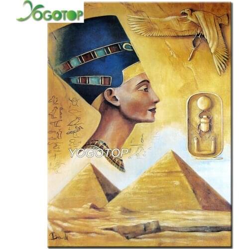 5D,Diamond Painting Egypt,Full square ,Diamond Embroidery,Pyramid,queen, Mosaic,Retro woman,3d pictures,Stitch Cross,3D YY2892