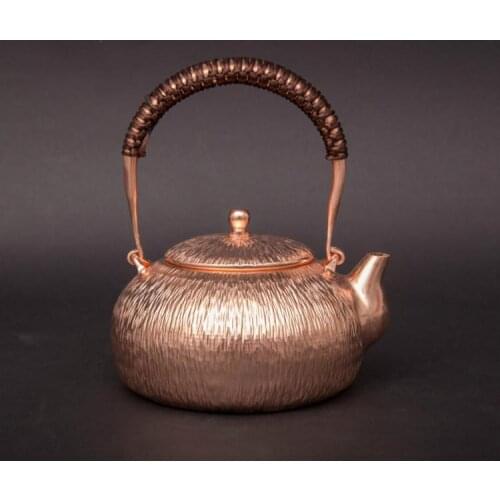 650 ml Copper pot kettle teapot pure copper handmade copper thickening health pot vintage retro tea gift tea set