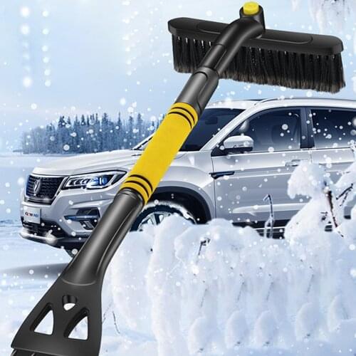 Car Telescopic Snow Removal Shovel Portable Deicing/snow Removal/defrosting 3-in-1 Multifunctional Snow Removal Brush Winter