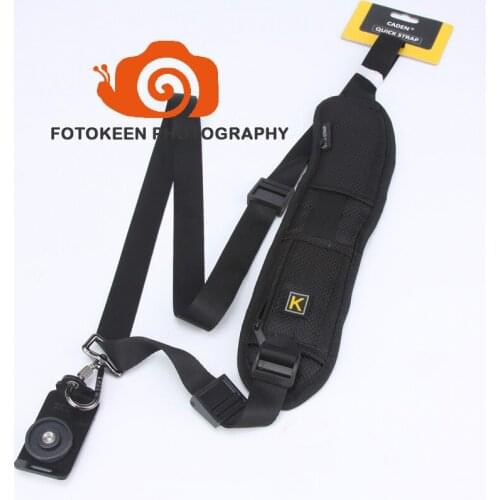 Free shipping Professional Caden Soft Padded & Adjustable Camera Shoulder Strap,Single Neck Strap