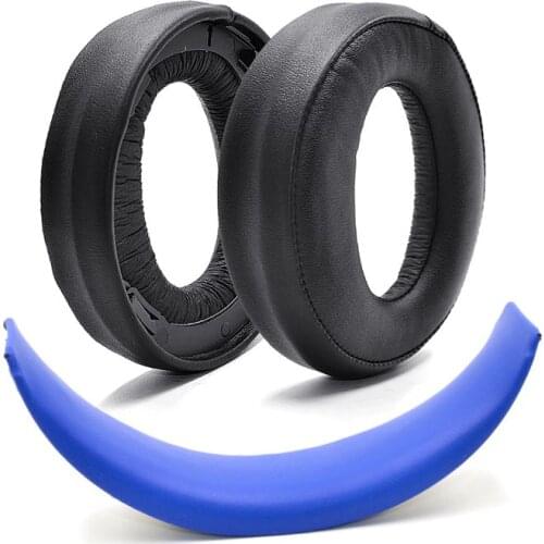 Black Ear Pad Cushion Earmuff Earpads For Sony Gold Wireless PS4 7.1 CECHYA-0083 Virtual Surround Headset
