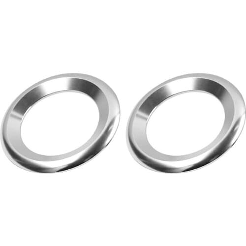 For 10Th Gen Civic A-Pillar Loudspeaker Decorations Circle Rings, Car Door o Speaker Trims for Honda Civic 2016-2019