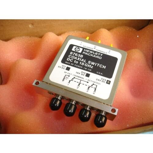 For New Agilent 8763B 4-port Coaxial Switch DC to 18GHz