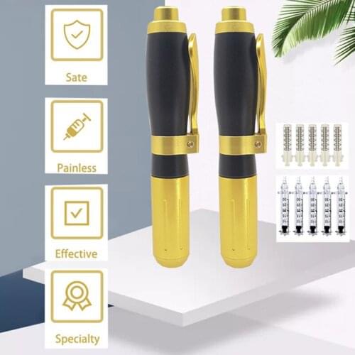 0.3ml & 0.5ml High Pressure Hyaluronic Acid Pen 2 IN 1Hyaluronic Gun, no-needle Noninvasive Nebulizer Use To Remove Wrinkles