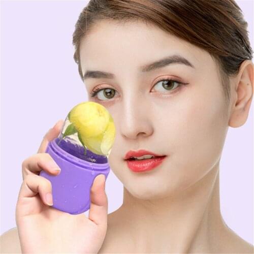 Beauty Lifting Contouring Tool Silicone Ice Cube Trays Ice Globe Ice Balls Face Massager Facial Roller Reduce Acne Skin Care