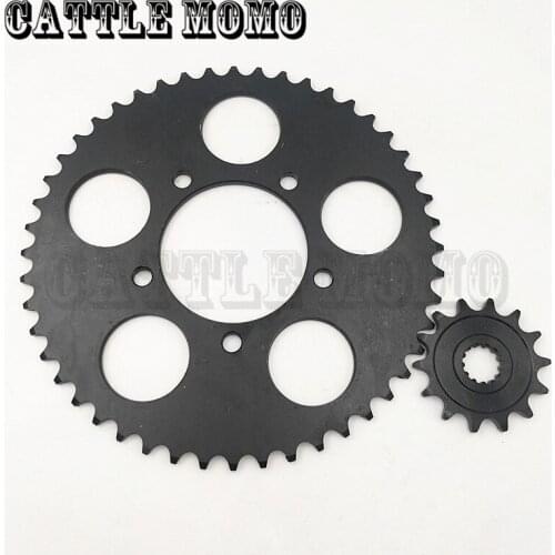 A Set Front And Rear Chain Sprocket Gear Disc Wheel Kit For SUZUKI GSF250 GSF400 73A 74A 75A 76A 79A Bandits 250 400 Motorcycle