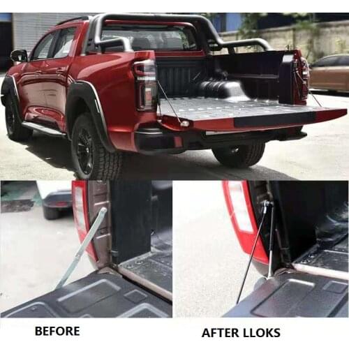 Car styling Rear Tailgate Oil Damper Strut Slow Down Easy Up Fit For Great Wall Poa Tail gate Trunk Accessories 2020 2021 2022