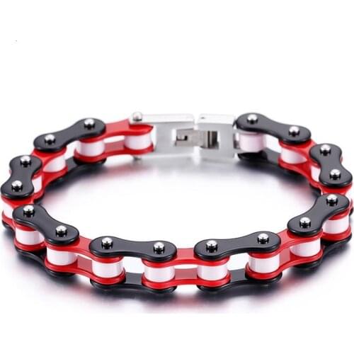 New arrival fashion trend punk titanium steel jewelry men and women ceramic bracelet