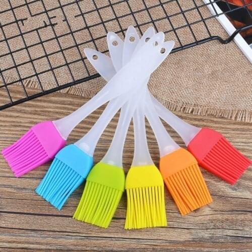 1pcs High Temperature Resistant Silicone Professional Outdoor Barbecue BBQ Cooking Tools Seasoning Sauces Condiments Oil Brush