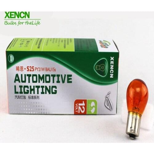 S25 12V 21W BAU15s PY21W Miniature Auto Bulbs Amber Turn Signal Brake Lights For BMW Audi A5 golf 6 Free Shipping Dome Light