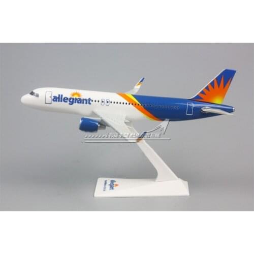 19CM 1:200 Plastic Air American ALLEGIANT Airlines Airbus A320 Dolphin Airways Aircraft Assembled Assembly airplane model Plane