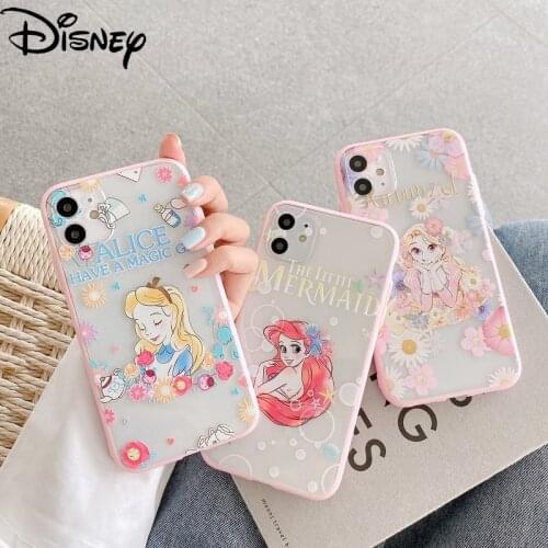 DISNEY 2021 Minnie Silicone Case for IPhone 11 Pro Xs Max iPhone SE 2020 6 6S 7 8 Plus Official Liquid Silicon 360 Full Cover