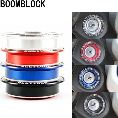 1pcs Luminous/Carbon Car Ignition Switch Decoration Stickers For Ford Focus 3 2 MK2 MK3 MK4 ST RS For Ford kuga 2005 2016 2017