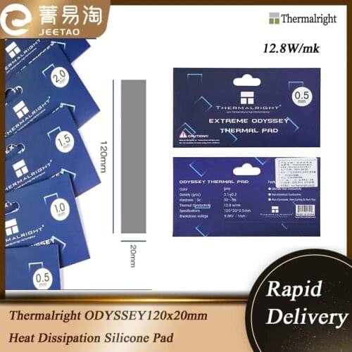 Thermalright ODYSSEY120x20mm Heat Dissipation Silicone Pad Pro CPU/GPU Graphics Card Thermal Pad Motherboard Silicone Grease Pad