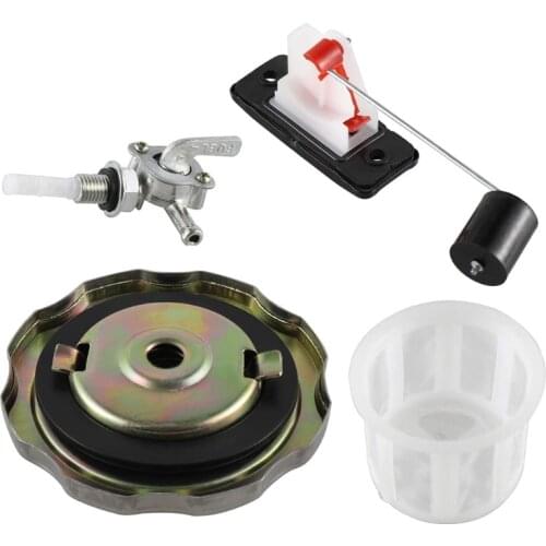 Universal 5 Gallon 7 Gallon Generator Gas Fuel Tank Valve Chrome Cap Engine