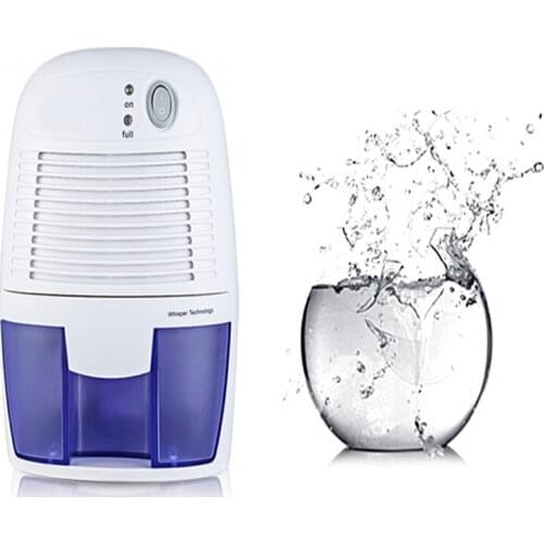 XROW-600A Mini Dehumidifier Household Dehumidifier Silent Basement Dehumidifier Wardrobe Dryer Absorber 1L capacity 1pc