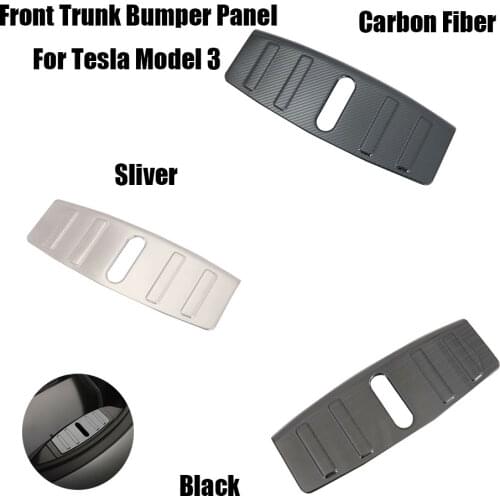 Steel Inner Front Bumper Protector Guard Plate Cover for Tesla Model 3 Three Color 2018-2019