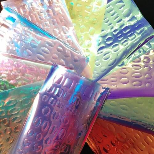 11Pcs/Set Effect Nail Cube Sticker DIY Colorful Foil Film Sparkling Glass Ice Cube Decoration for Manicure