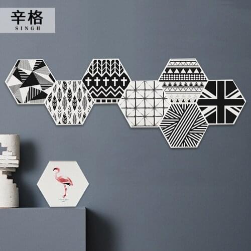 3D Brick Wall Stickers Geometry DIY Decor Self-Adhesive Waterproof Wallpaper For Kids Room Bedroom 3D Wall Sticker Brick