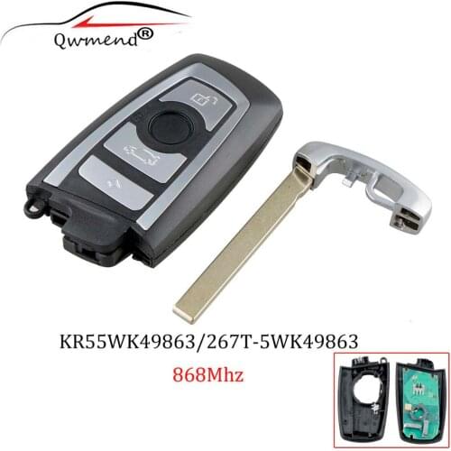 868Mhz Car Remote key For BMW CAS4 System 2010-2016 For BMW 5 7 Series F01 F02 F03 F04 F11 F07 F10 F30 Original keys