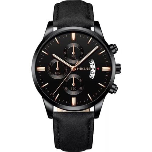 Sleek Minimalist Fashion With Strap Dial Mens Quartz Watch Gift Watch часы мужские relogio masculino reloj hombre #2