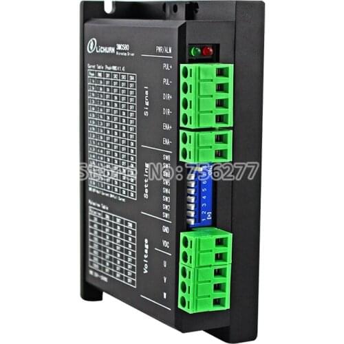 Digital stepping motor drive 8A DC 36V 3Phase Stepper Driver 3MC580 for NEMA23 Stepper Motors on Laser engraving machine