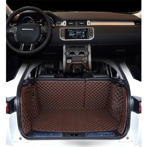 For LAND ROVER RANGE ROVER EVOQUE 2011-2019 Full Rear Trunk Tray Liner Cargo Mat Floor Protector Foot Pad Mats