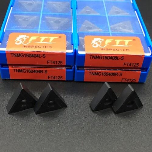 TNMG160404L-S FT4125+TNMG160404R-S FT4125+TNMG160408L-S FT4125+TNMG160408R-S FT4125 Turning Tools Each Of Ten Pieces Carbide