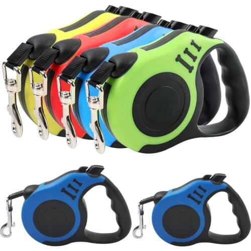 Flexible Dog Leash Cat Lead Retractable Dog Leash Durable For Small Medium Pet Supplies 3/5M Pet Cat Traction Rope Leashes Tool