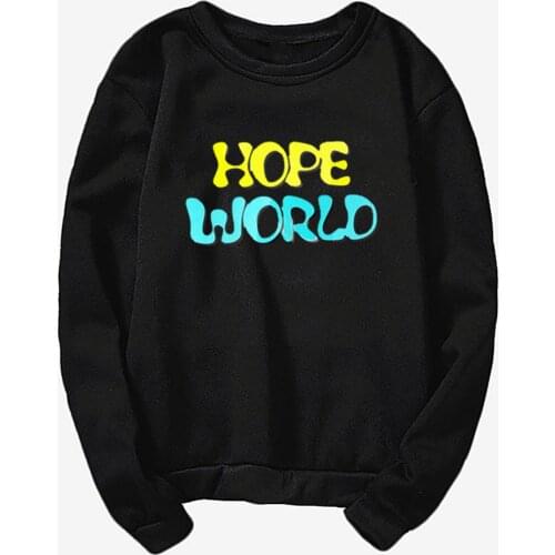 Hope world graphics shirt summer fashion womens casual sweatshirt Funny hipster short sleeve fan sweatshirt