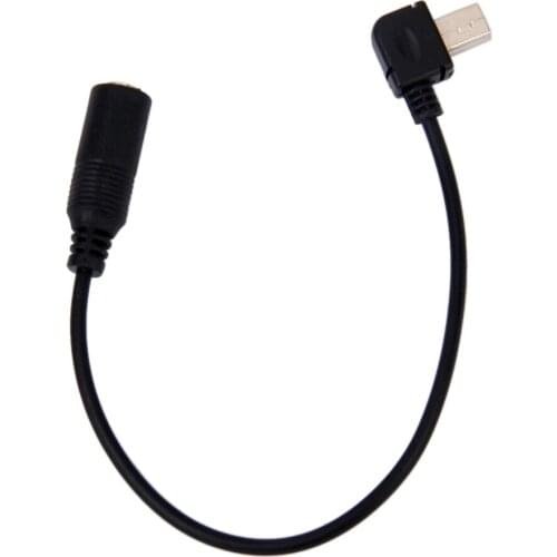 Mini USB to 3.5mm Microphone Mic Connect Cable Cord for Gopro 4/ 3/ 3