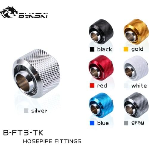 Bykski PC water cooling soft tube fitting for ID10mm OD16mm hose connector for cooler water block B-FT3-TK