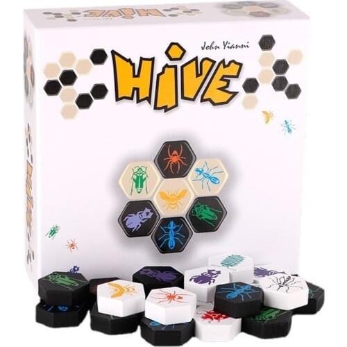 Hive Board Game Insect Chess Players Family Parents Children Funny Game Entertainment Made Wooden Educational Toys