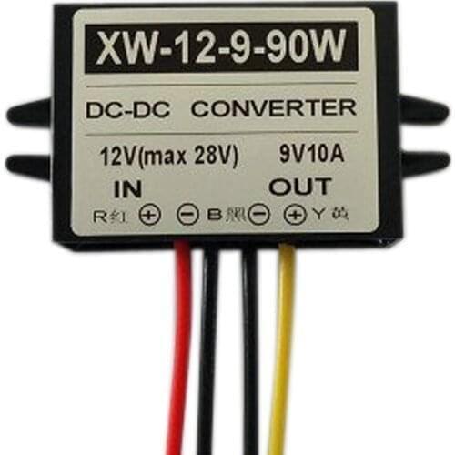 New DC 12V To 9V 10A 90W Step Down Power Supply Converter Regulator Module Car alarms,radio