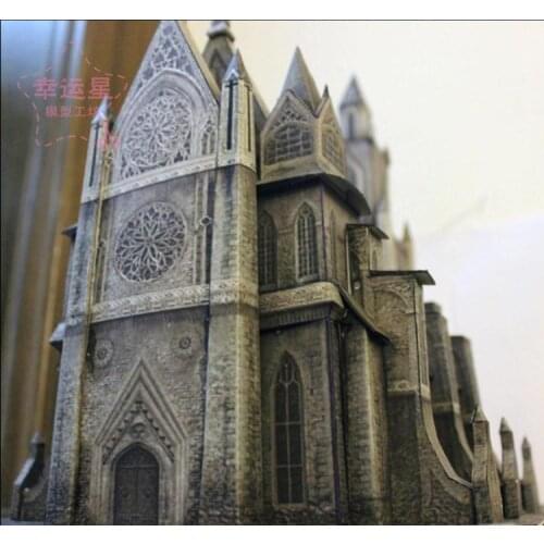 Medieval Architecture Orthodox Cathedral Chapel 3D Paper Model DIY Manual