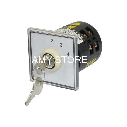 Ui380V Ith 5A 1-2-3-4 Positions 12 Screw Terminals Changeover Switch