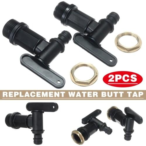 High Quality Water Butt Tap Hozelock Barrel Plastic Adaptor For ICC Buckets Cisterns Water Butt Tap 3/4'' Garden Tools