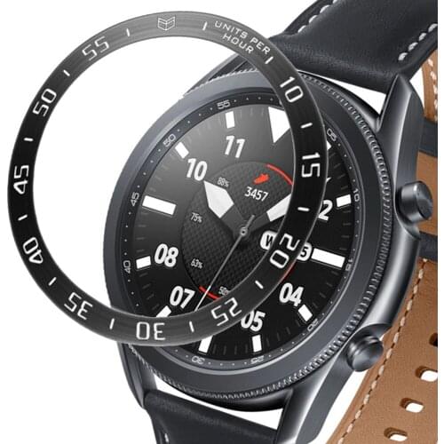 For Samsung Galaxy Watch 3 41mm 45mm Bezel Ring Stainless Steel Protection Cover for Galaxy Watch 46mm/Gear S3 Frontier&Classic