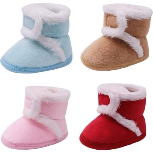 Winter Plus Velvet Baby First Walkers Girl Shoes Casual Booties Toddler Crib Shoes Warm Baby shoes