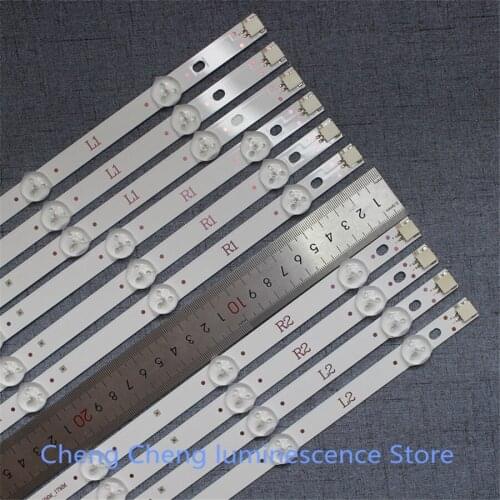 10pcs/set LED Backlight Strip 5 and 5 Lamps Bar For LG 42LN Inch TV 42LN540V Whosale&Dropship